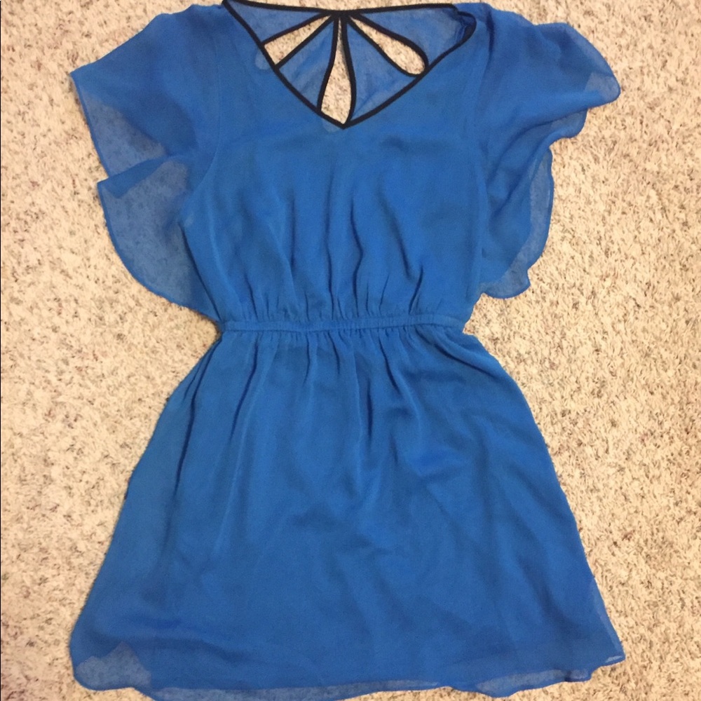 Blue dress